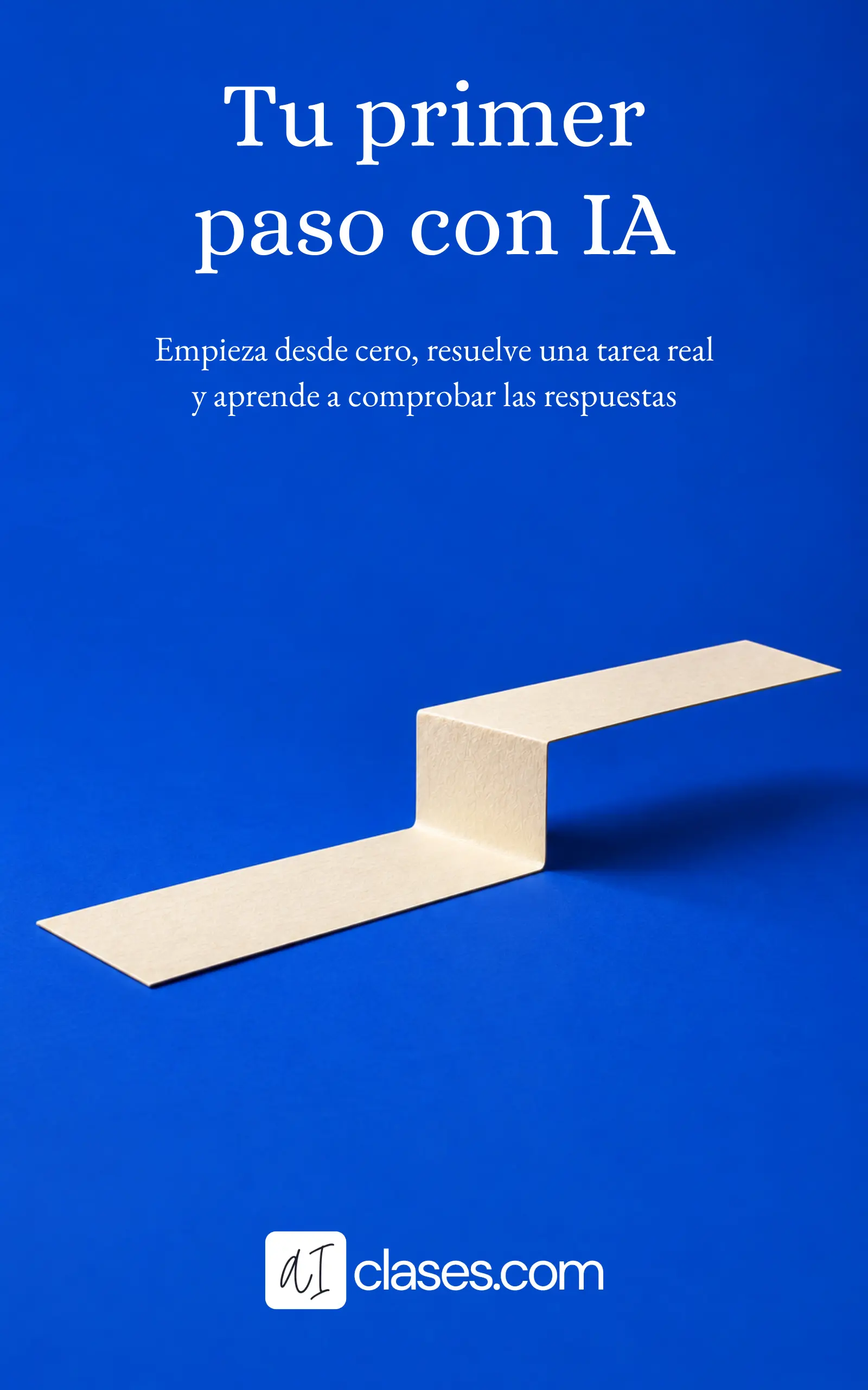 Tu primer paso con IA