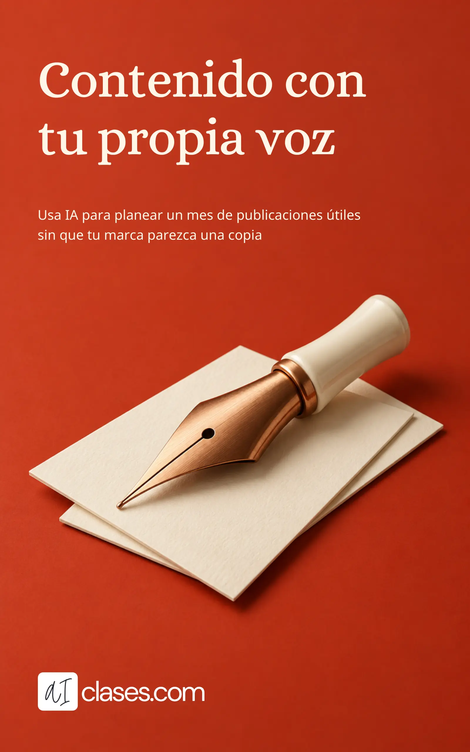 Contenido con tu propia voz