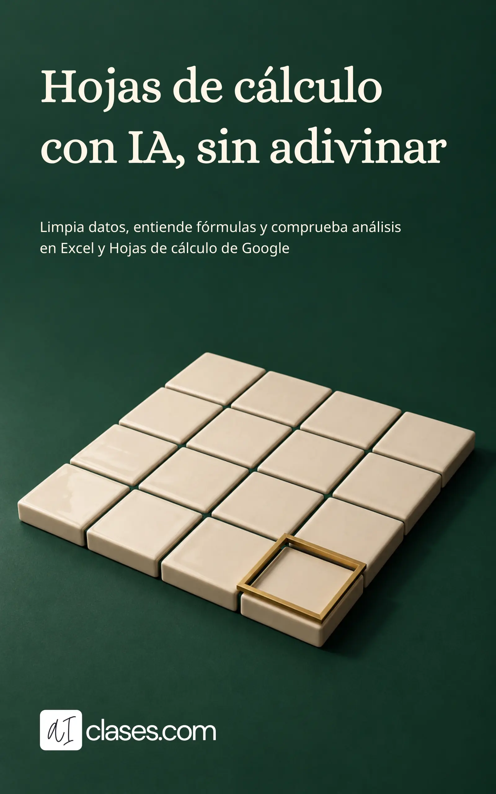 Hojas de cálculo con IA, sin adivinar