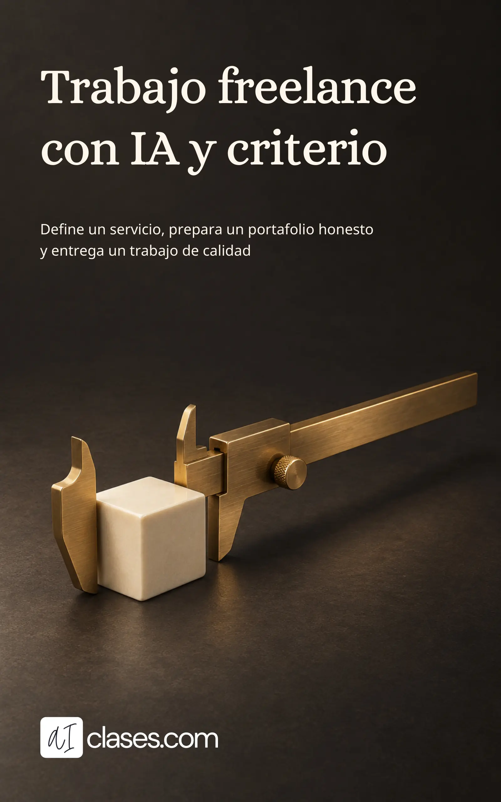 Trabajo freelance con IA y criterio