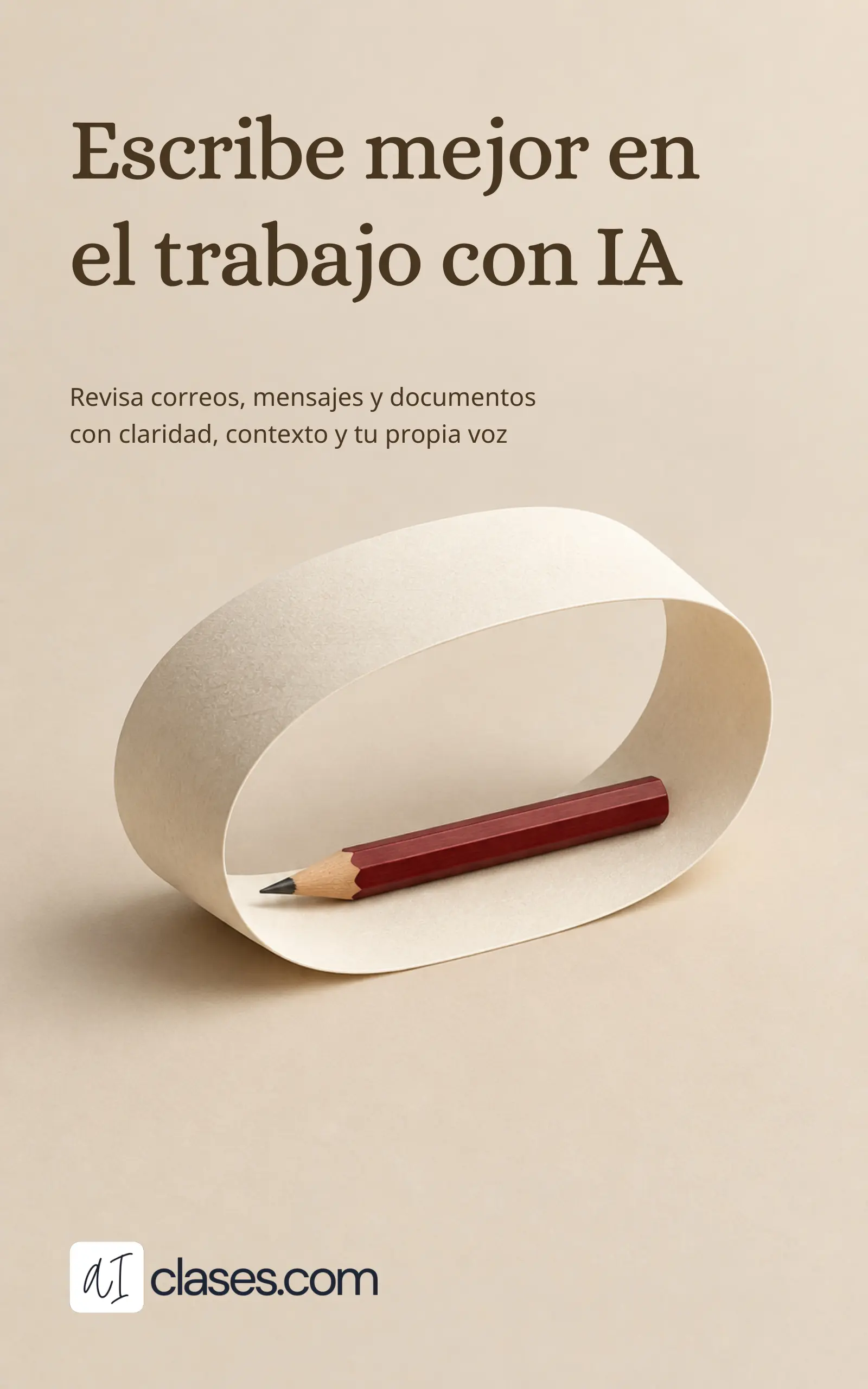 Escribe mejor en el trabajo con IA