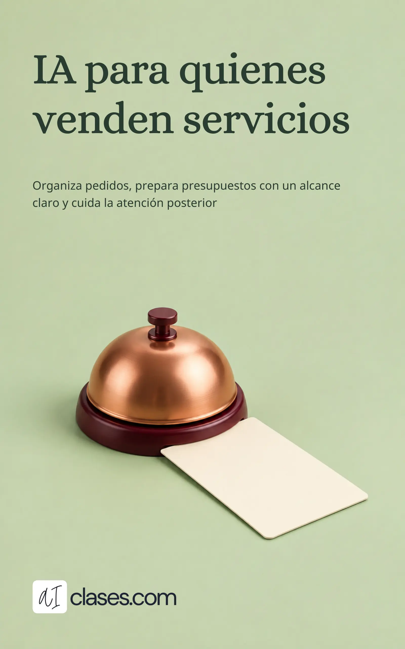 IA para quienes venden servicios