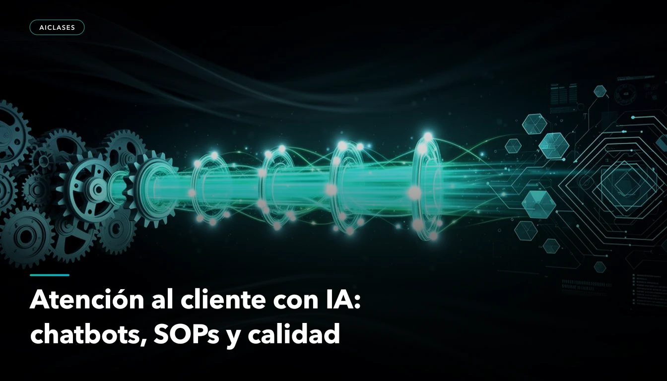 Atención al cliente con IA: chatbots, SOPs y calidad