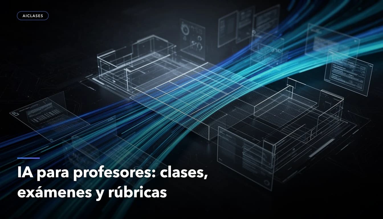IA para profesores: clases, exámenes y rúbricas