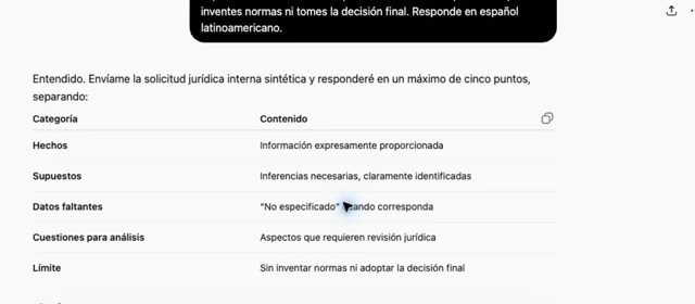 Define el encargo