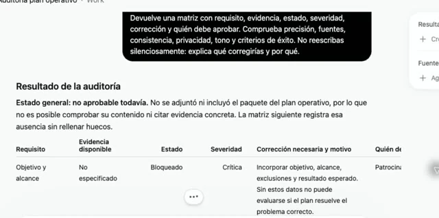 Revisión y aprobación