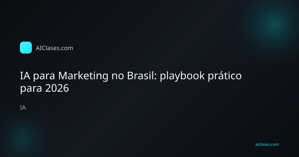 Equipe de marketing brasileira usando inteligência artificial para criar campanhas com dashboards e métricas