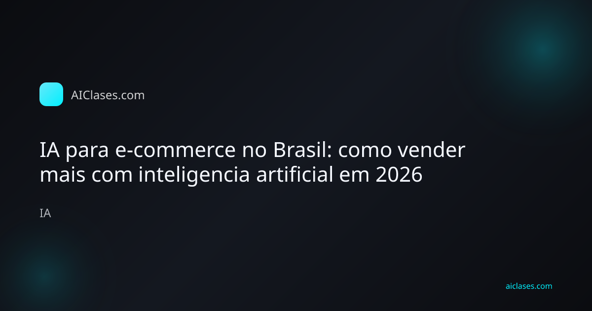 Loja virtual brasileira usando IA para otimizar vendas