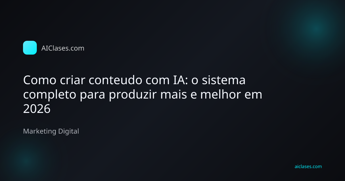 Criador de conteudo brasileiro usando IA para produzir posts e artigos