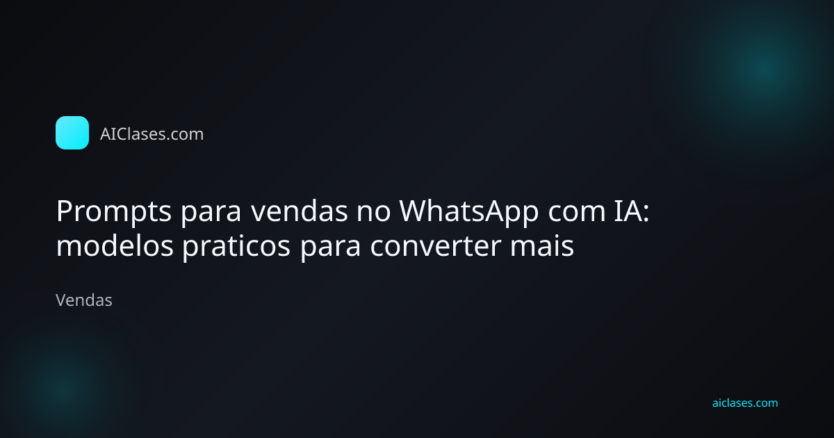 Tela de celular com conversa de vendas no WhatsApp usando inteligencia artificial